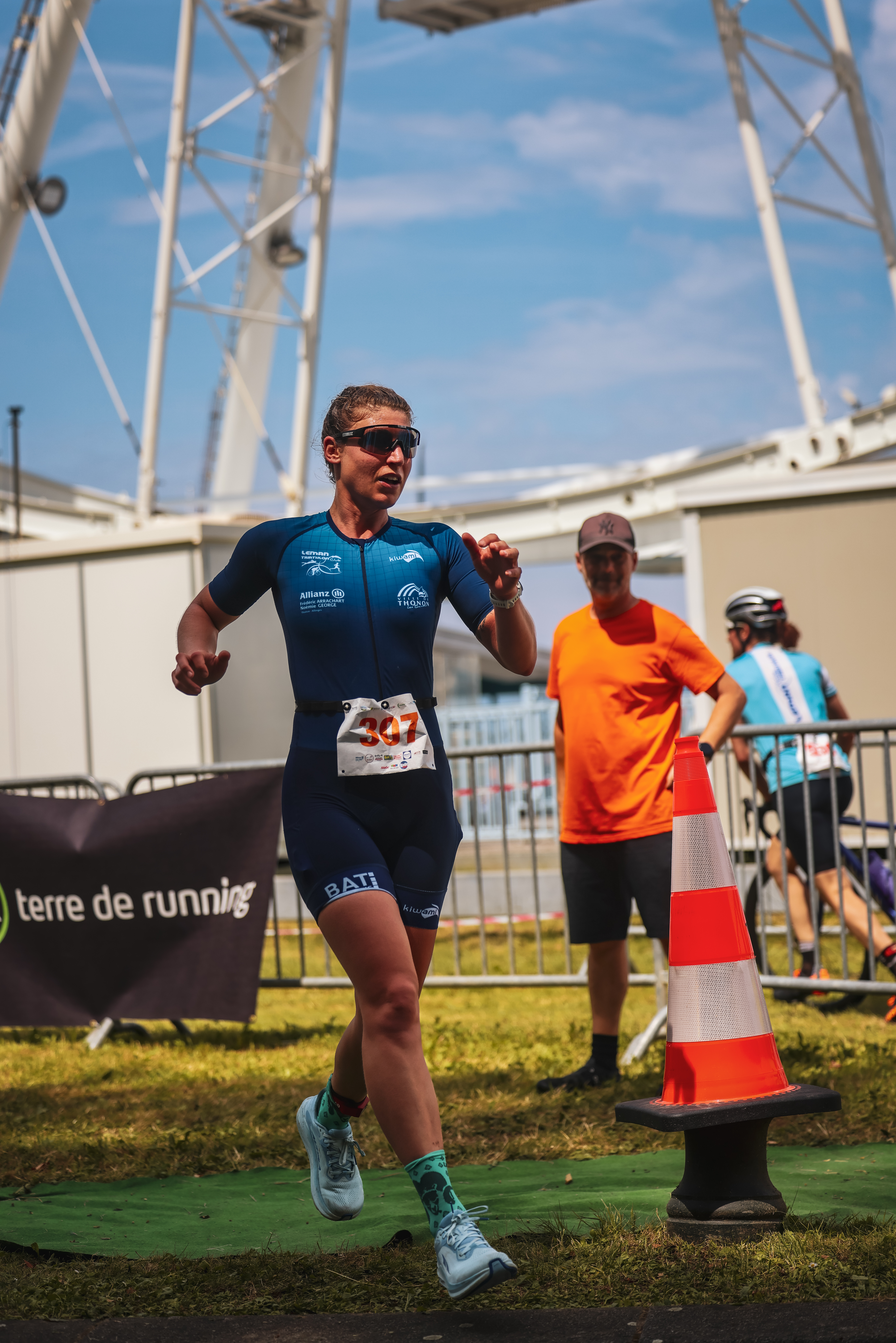 Athlète du Leman Triathlon sur le format S à Thonon